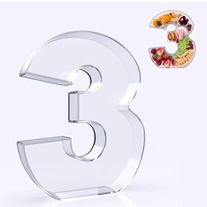 NIB acrylic charcuterie tray ( number 3)